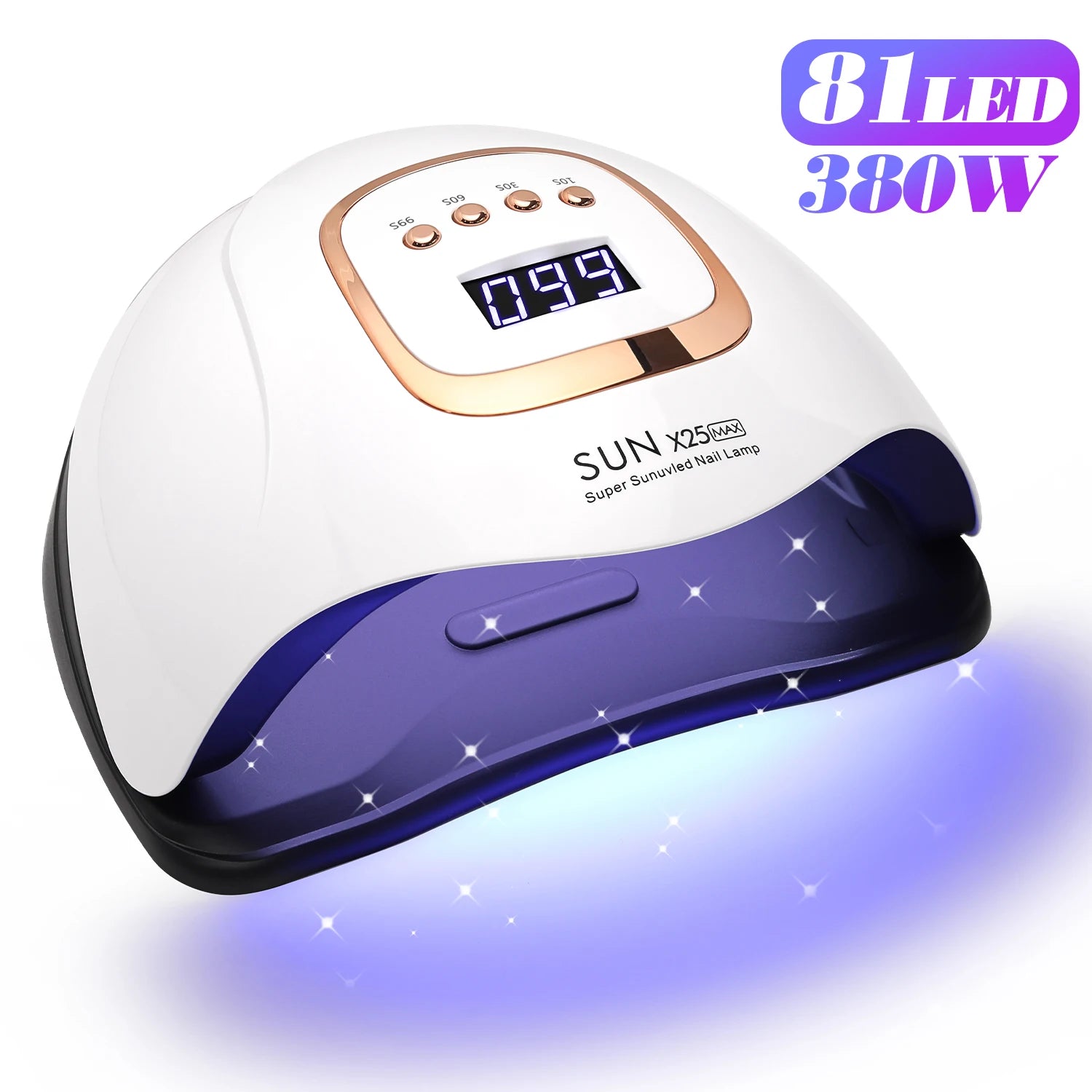380W UV/LED Nail Lamp – Professional Fast-Curing Gel Nail Dryer