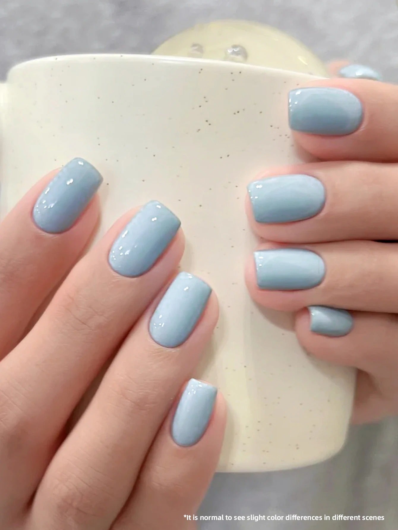 Pure Baby Blue Gel Polish