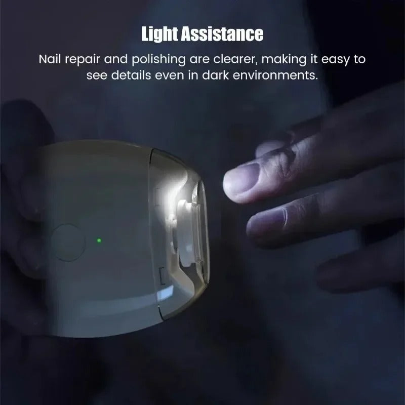 Electric Nail Clipper & Grinder – Baby-Safe Design